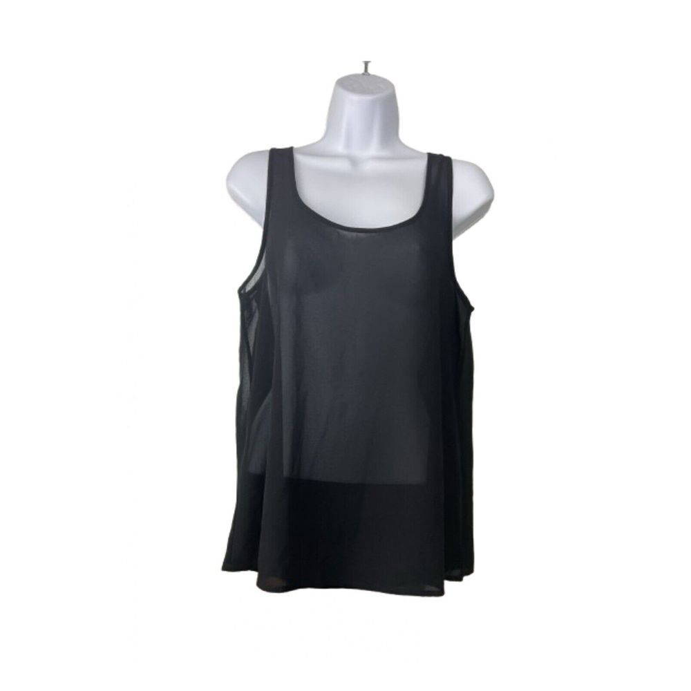 Womens Sheer‎ Black Babydoll Chemise Top Whimsigoth Witchy Dark Romantic Flowy